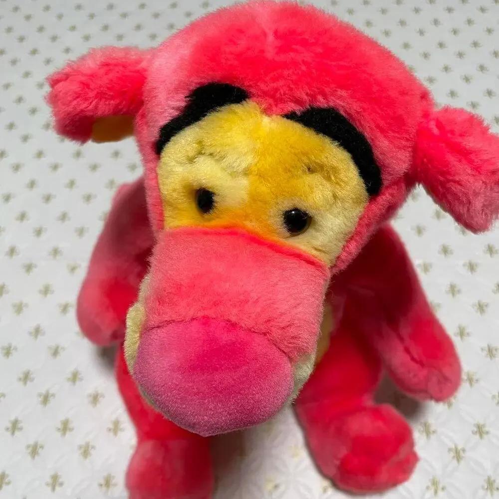 Disney Store Tigger Plush Neon Pink Ice Cream Edition Winnie the Pooh Plush